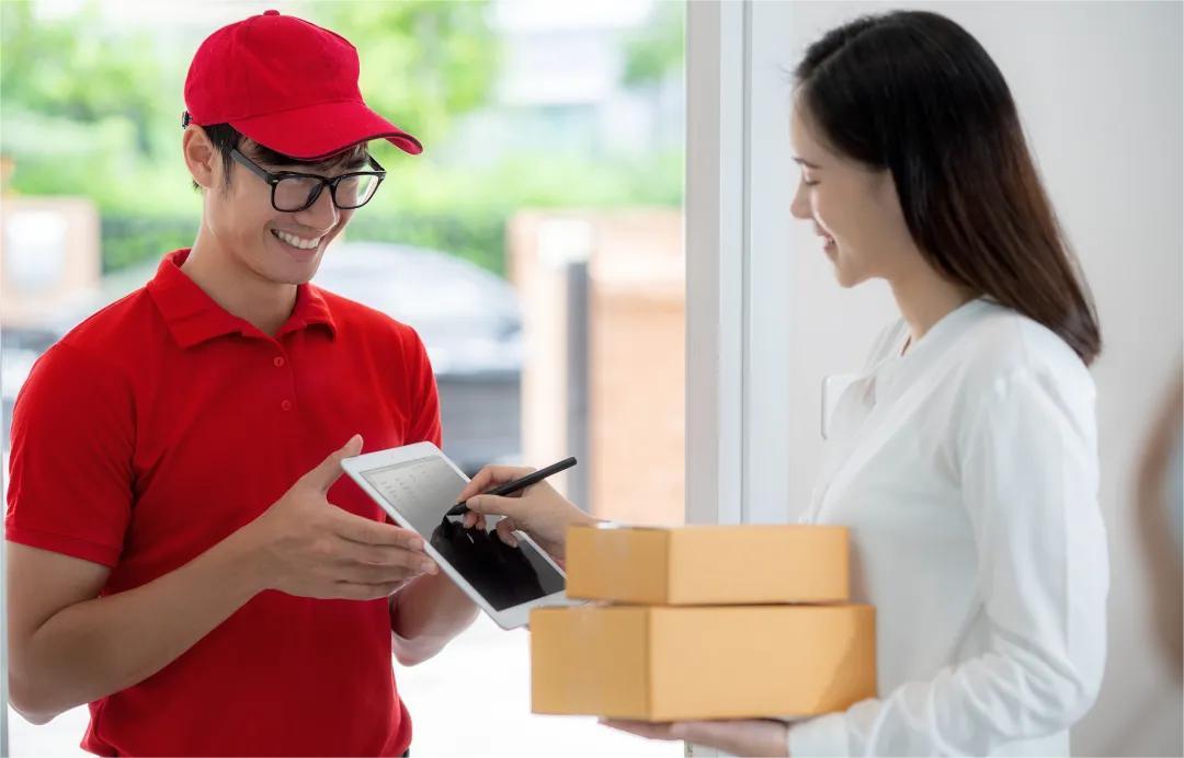 1元派费拦住送货上门