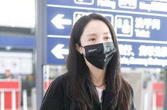 <b>董璇素颜现身机场：董璇素颜现身机场照片</b>