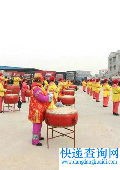 倡环保!济南这家物流公司挺时髦 新年开业改锣鼓扮玩